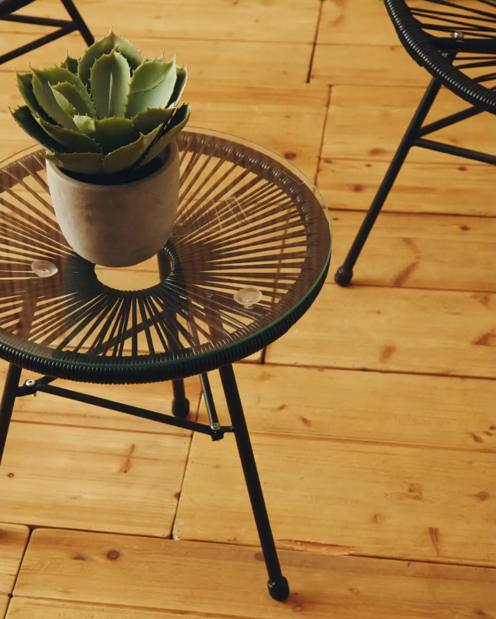 Miami Patio Set - Black