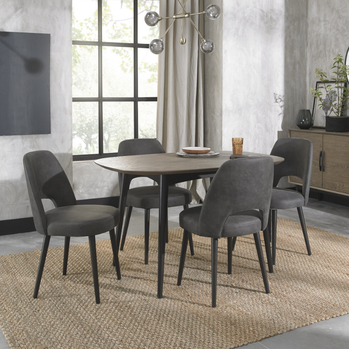Vintage Dining Collection - Weathered Oak and Peppercorn