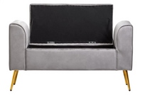 Loretta Storage Bench - Multiple Colours Available