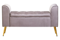 Loretta Storage Bench - Multiple Colours Available