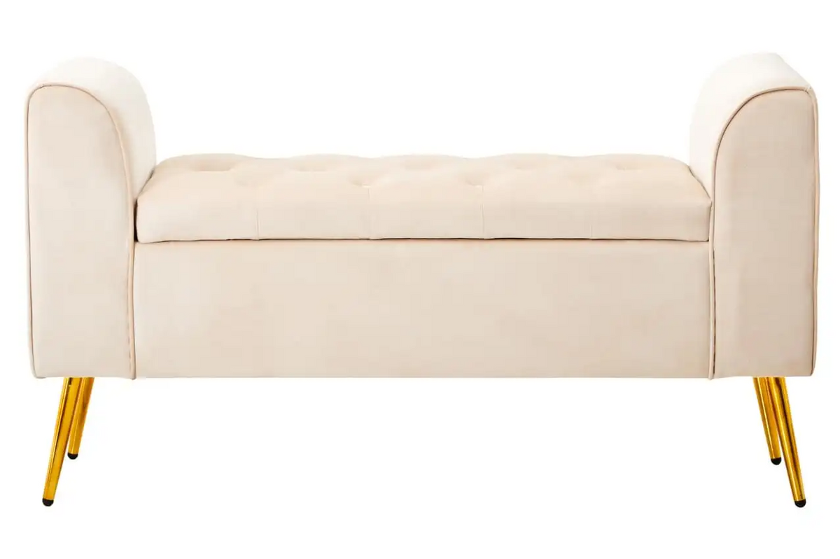 Loretta Storage Bench - Multiple Colours Available