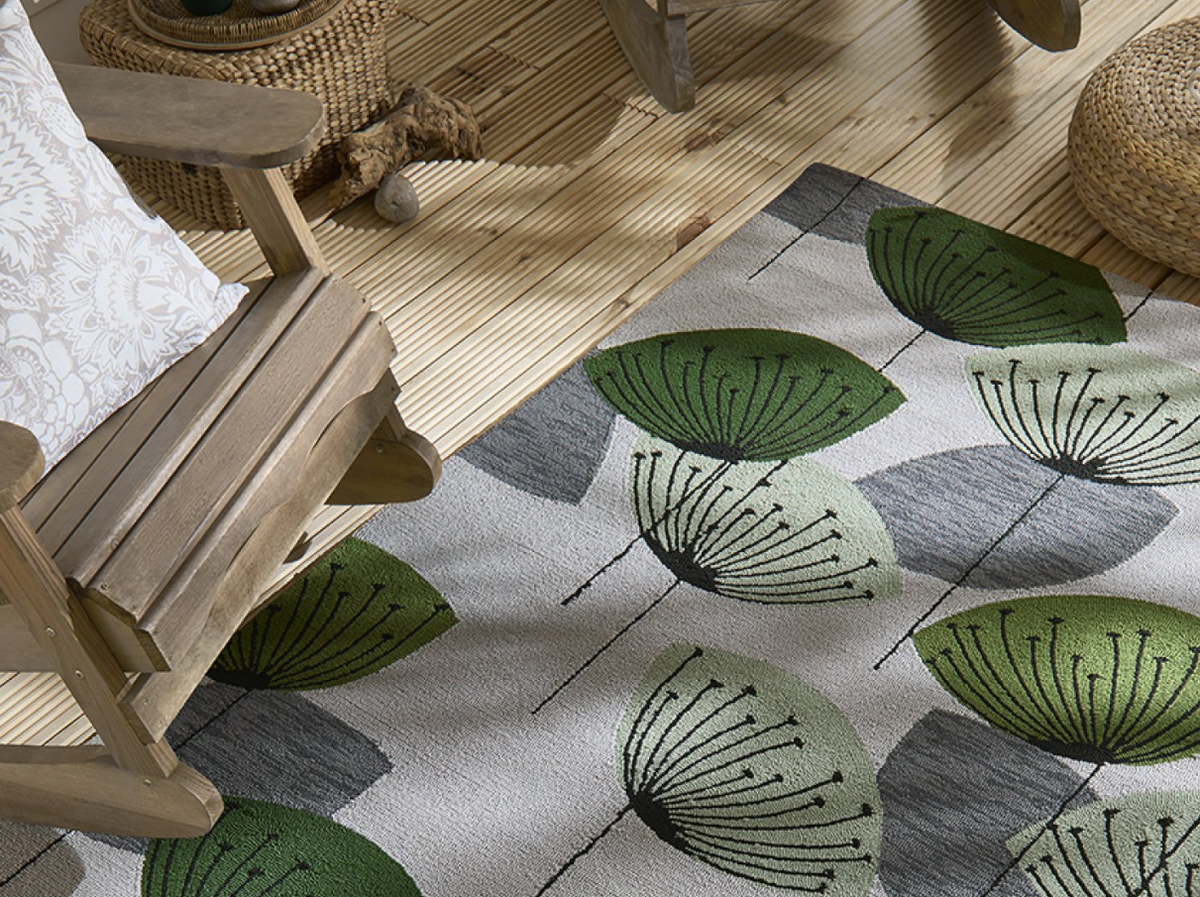 Sanderson - Dandelion Clocks - Botanical Green | 445807