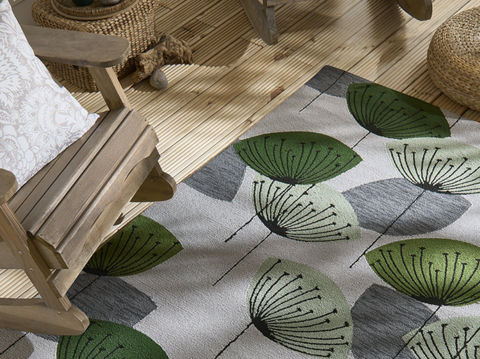 Sanderson - Dandelion Clocks - Botanical Green | 445807