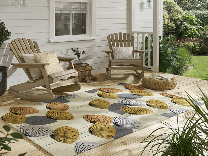 Sanderson - Dandelion Clocks - Ochre Silver | 445803