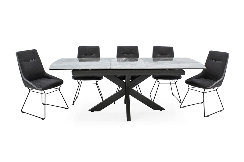Valerius Dining Table - Grey