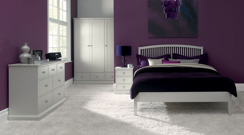 *CLEARANCE* Ashby 4'6" Double Slatted Bedstead and Kayflex Elegance Mattress - Cotton