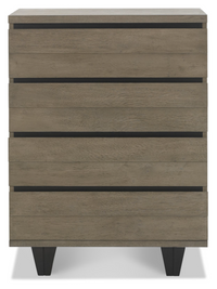 *CLEARANCE* Tivoli Weathered Oak 4 Drawer Chest