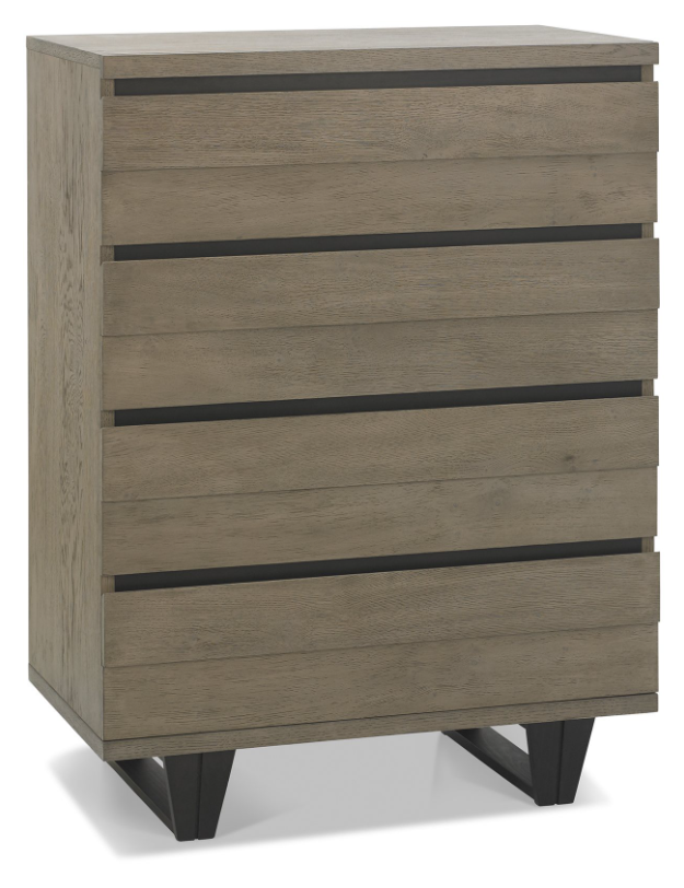 *CLEARANCE* Tivoli Weathered Oak 4 Drawer Chest