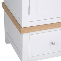 *CLEARANCE* EA White 2 Door Wardrobe