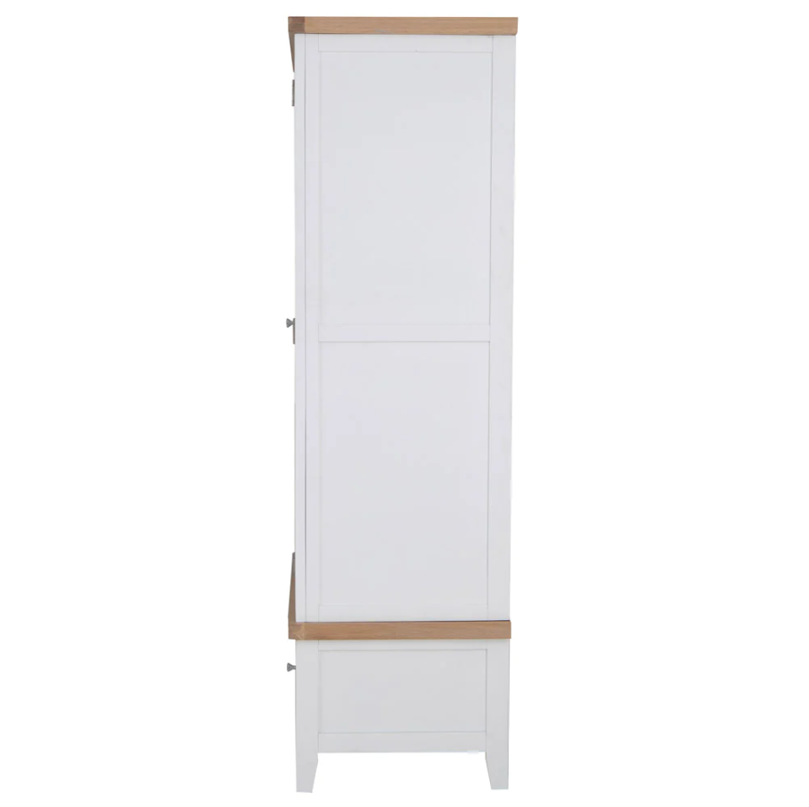 *CLEARANCE* EA White 2 Door Wardrobe