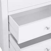 *CLEARANCE* EA White 6 Drawer Chest
