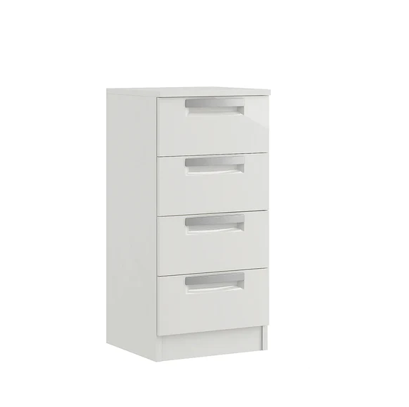 *CLEARANCE* 4 Drawer Midi - White Gloss