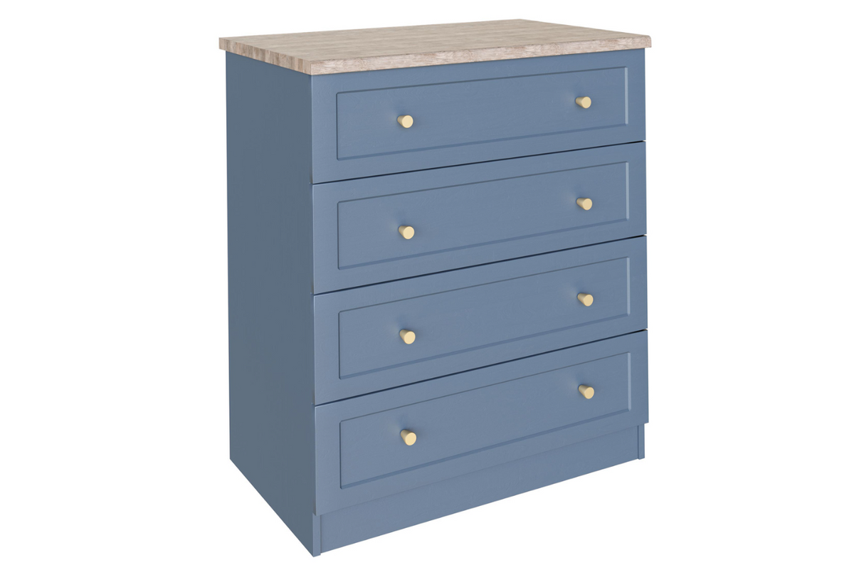 *CLEARANCE* Marsala Dust Grey 4 Drawer Chest
