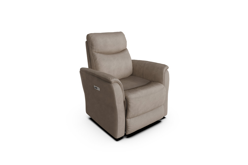 Milo Electric Reclining Upholstery Collection - Taupe (LIMITED STOCK AVAILABLE)