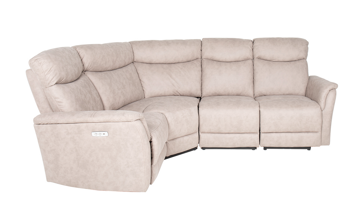 Milo Electric Reclining Upholstery Collection - Taupe (LIMITED STOCK AVAILABLE)