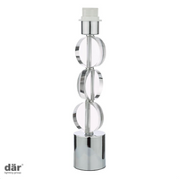 *CLEARANCE* Tuke Polished Chrome/Crystal Table Lamp