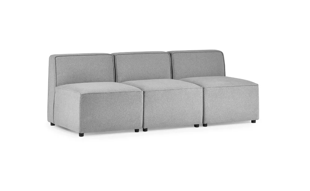 Lago Combination Upholstery Collection - Grey Linen