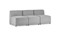 Lago Combination Upholstery Collection - Grey Linen