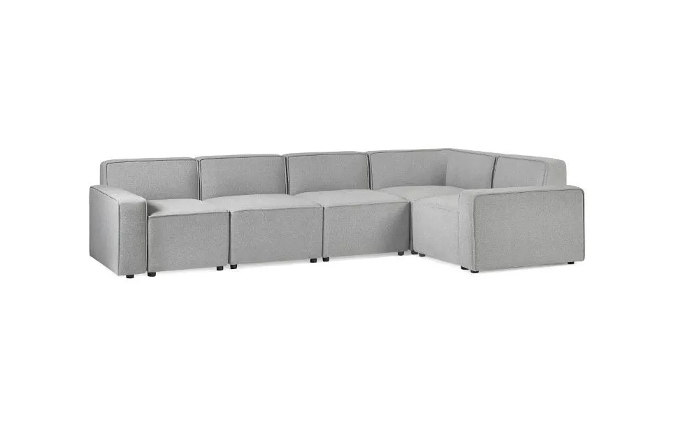 Lago Combination Upholstery Collection - Grey Linen