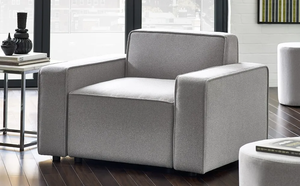 Lago Combination Upholstery Collection - Grey Linen