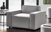 Lago Combination Upholstery Collection - Grey Linen