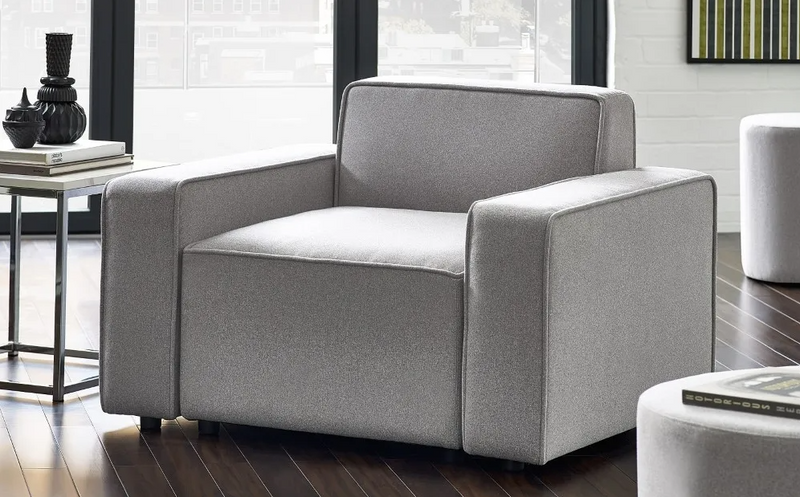 Lago Combination Upholstery Collection - Grey Linen
