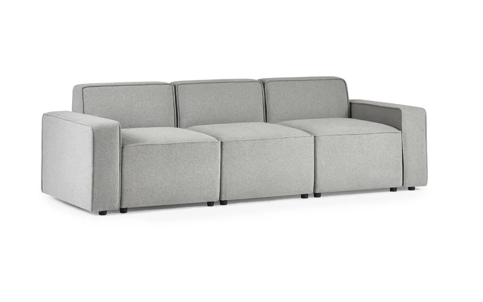 Lago Combination Upholstery Collection - Grey Linen