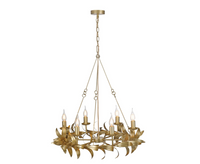 Nadria 6 Light Pendant - Satin Gold