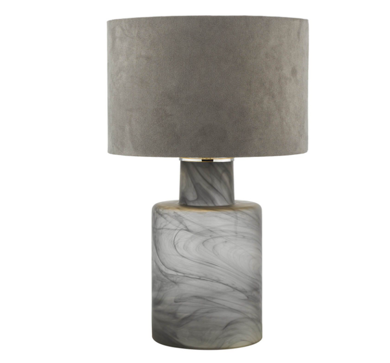 Wanda Table Lamp - Smoked Glass