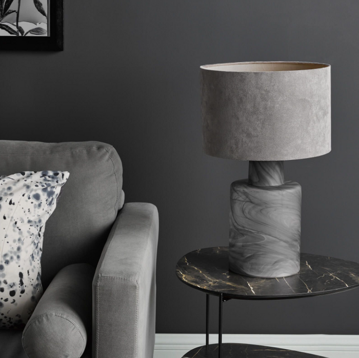 Wanda Table Lamp - Smoked Glass