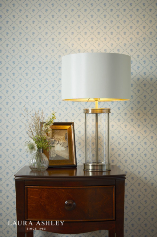 Laura Ashley Harrington Table Lamps - Polished Nickel