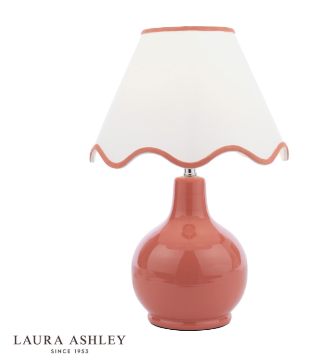 Laura Ashley - Bramhope Table Lamp Red
