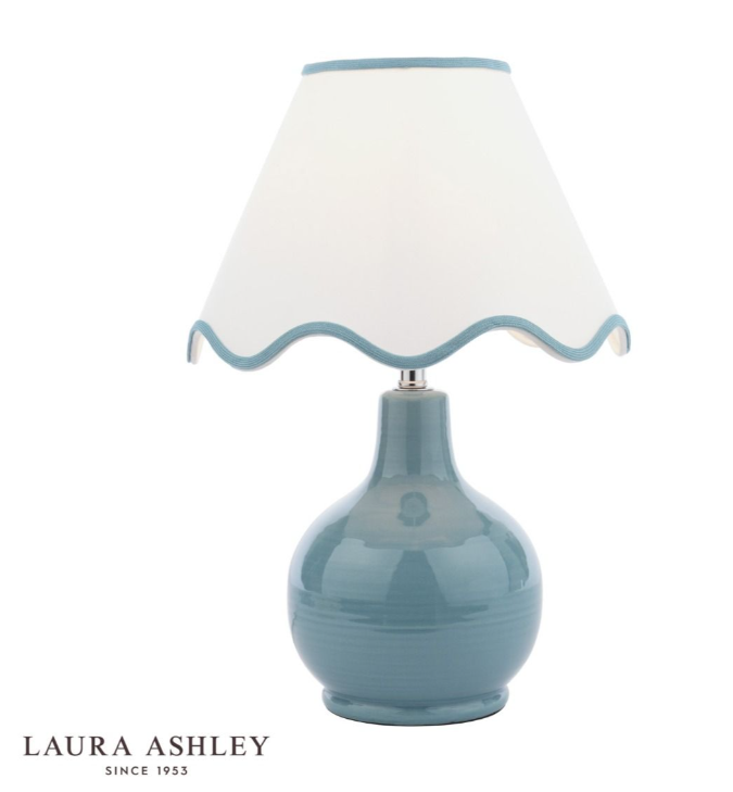 Laura Ashley - Bramhope Table Lamp Blue