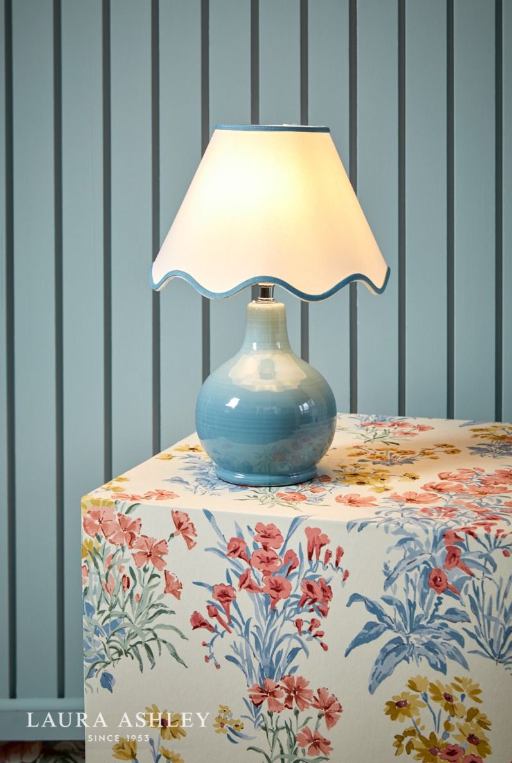 Laura Ashley - Bramhope Table Lamp Blue