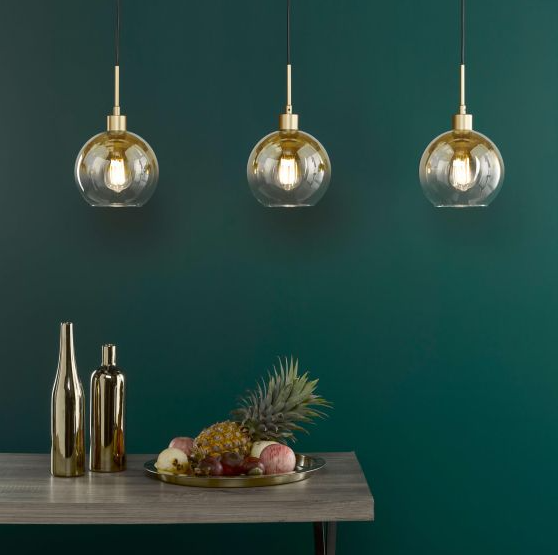 Lycia Lighting Collection - Satin Gold and Gold Ombre