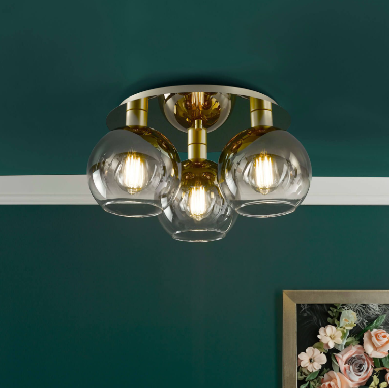Lycia Lighting Collection - Satin Gold and Gold Ombre