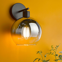 Lycia Lighting Collection - Matt Black and Smoked Ombre