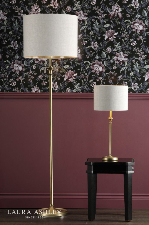 Laura Ashley - Highgrove Lamp Collection - Antique Brass