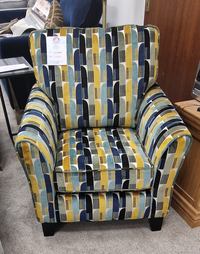 *CLEARANCE* Emma Upholstery Collection - Ochre and Chinchilla Silver Grey Chenille