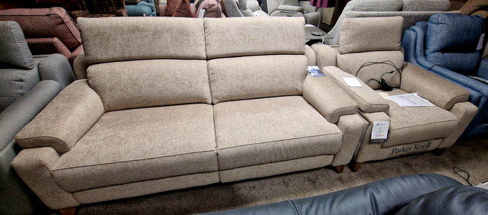 Parker Knoll - Evolution 1701 Large 2 Seater & Power Recliner Chair