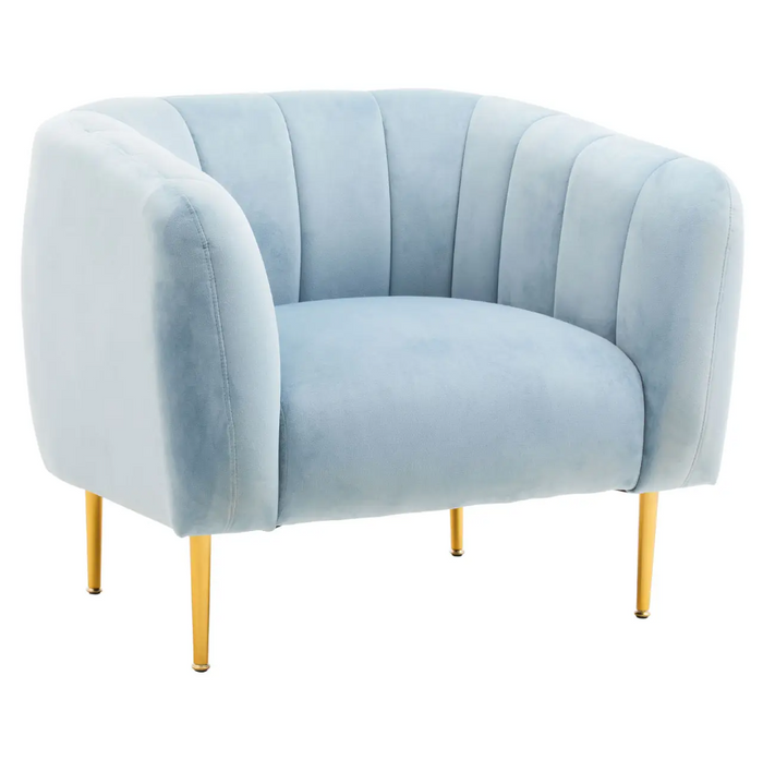 Yasmeen Vertical Stitch Armchair - Various Colours Available