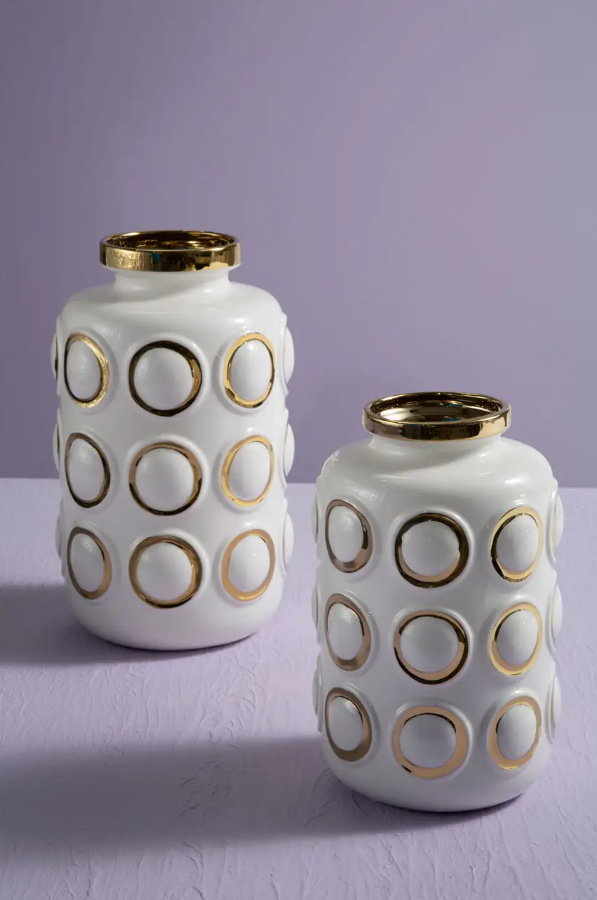 Curva Gold Vase Collection