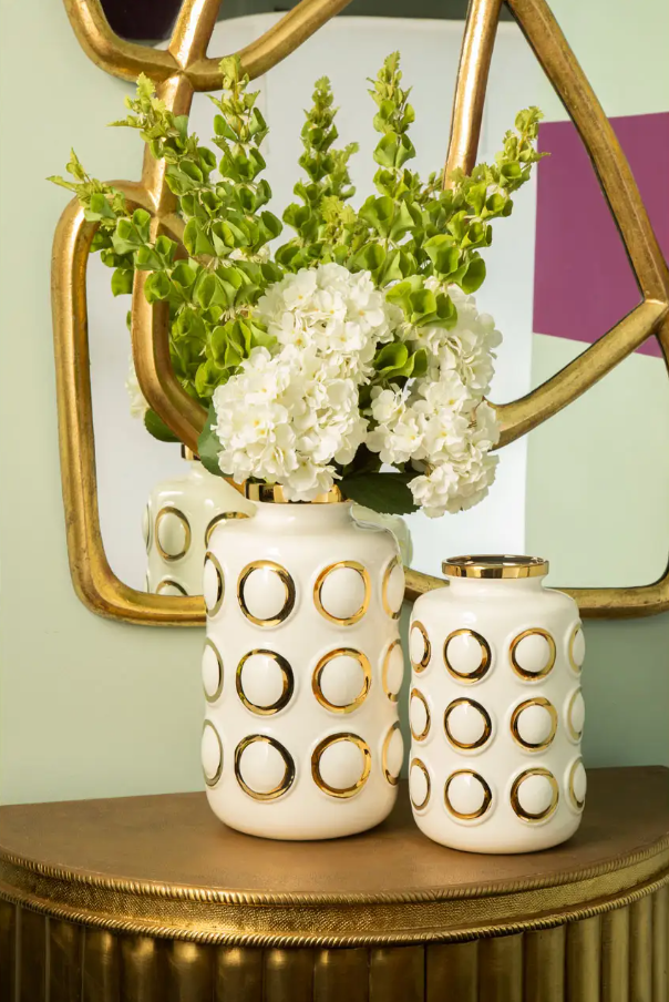 Curva Gold Vase Collection