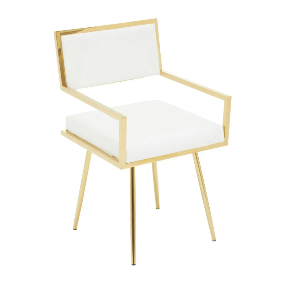 Azalea Leather Effect Dining Chair Collection (Pairs)
