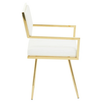Azalea Leather Effect Dining Chair Collection (Pairs)