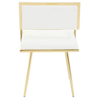 Azalea Leather Effect Dining Chair Collection (Pairs)