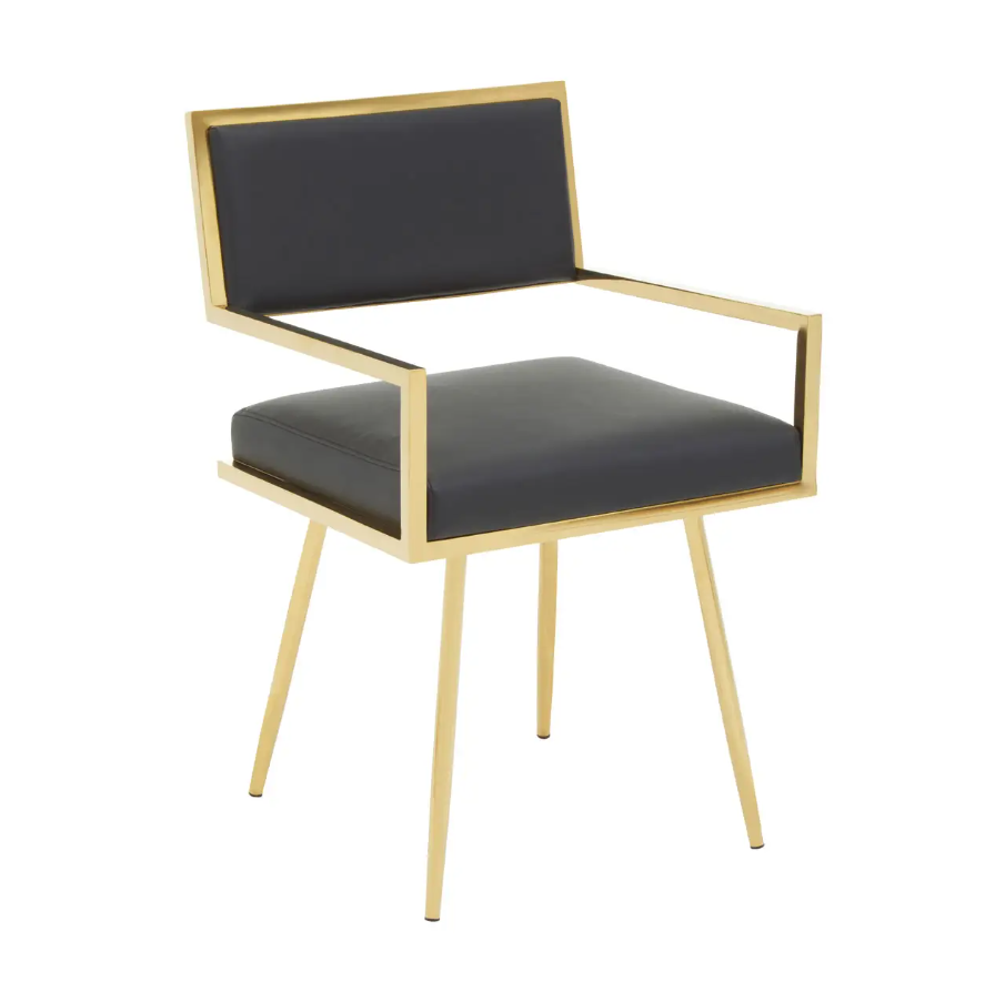 Azalea Leather Effect Dining Chair Collection (Pairs)