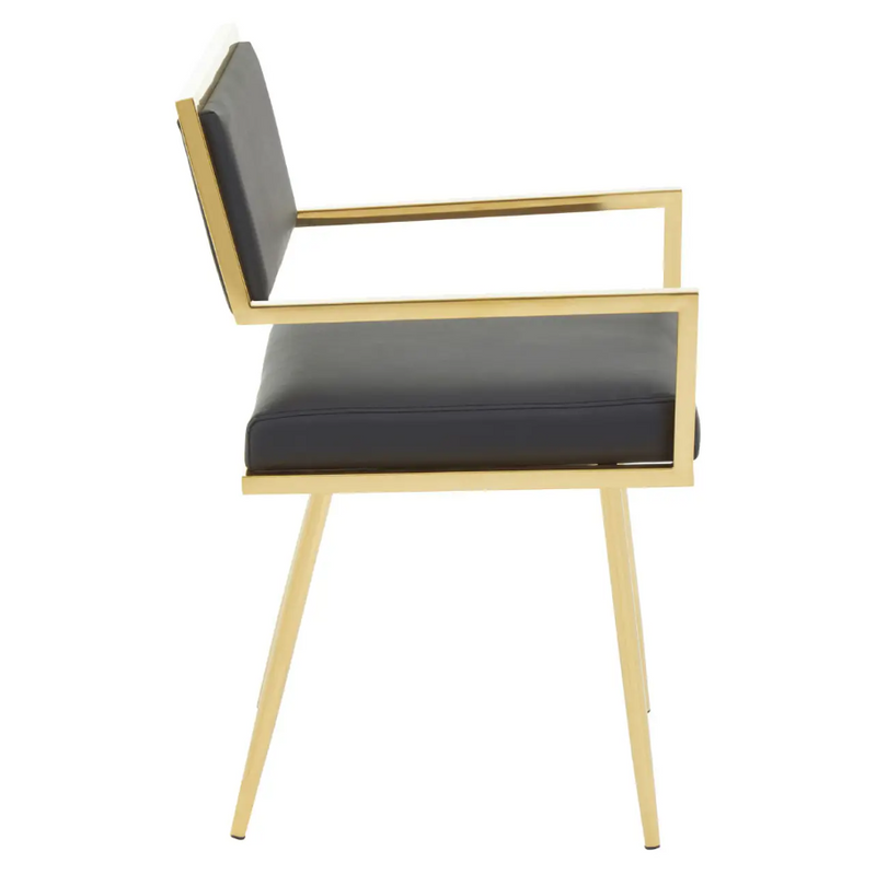 Azalea Leather Effect Dining Chair Collection (Pairs)