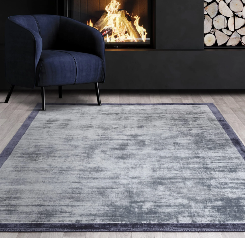 Blade Border Rug Collection - Multiple Colours Available