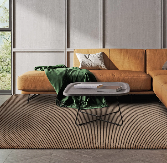 Kuza Plain Stripe Rug Collection - Multiple Colours Available